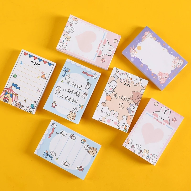 100 листов блокнот для записей с кроликом из мультфильма | Канцтовары офиса и дома