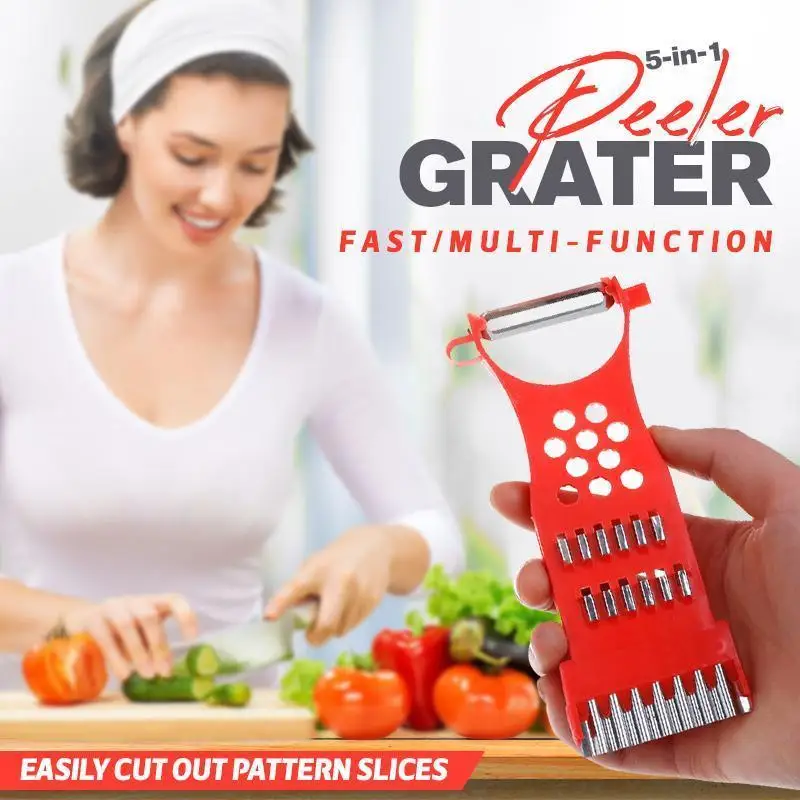 5 in 1 Vegetable Slicer and Grater – Jean Patrique Professional Cookware