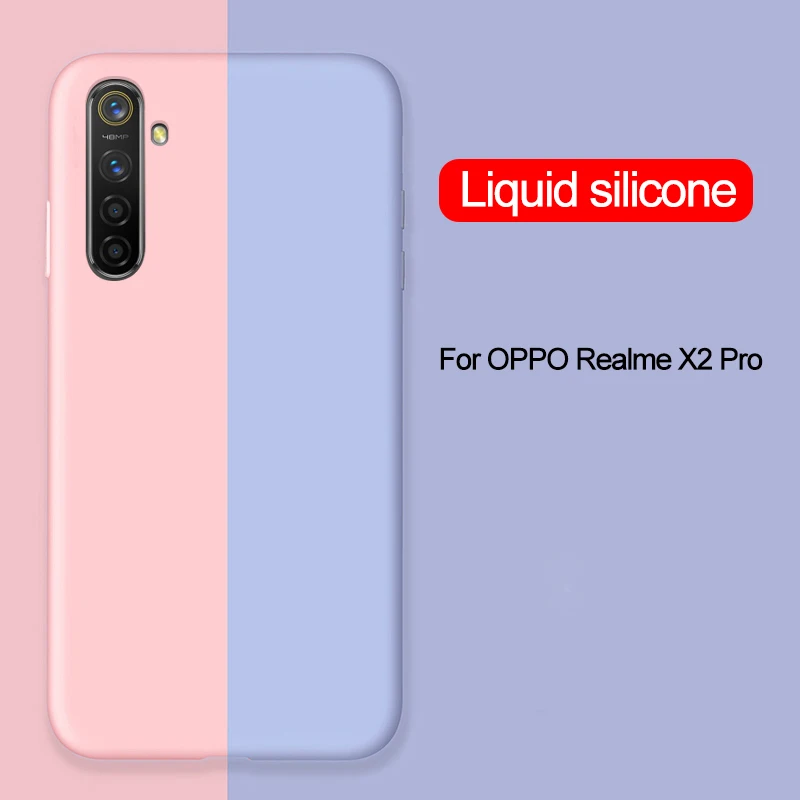 Для OPPO Realme X2 Pro Чехол с полной защитой для Realme X Lite X2 Pro Reno Z 2 чехол Ультратонкий ТПУ силиконовый мягкий чехол