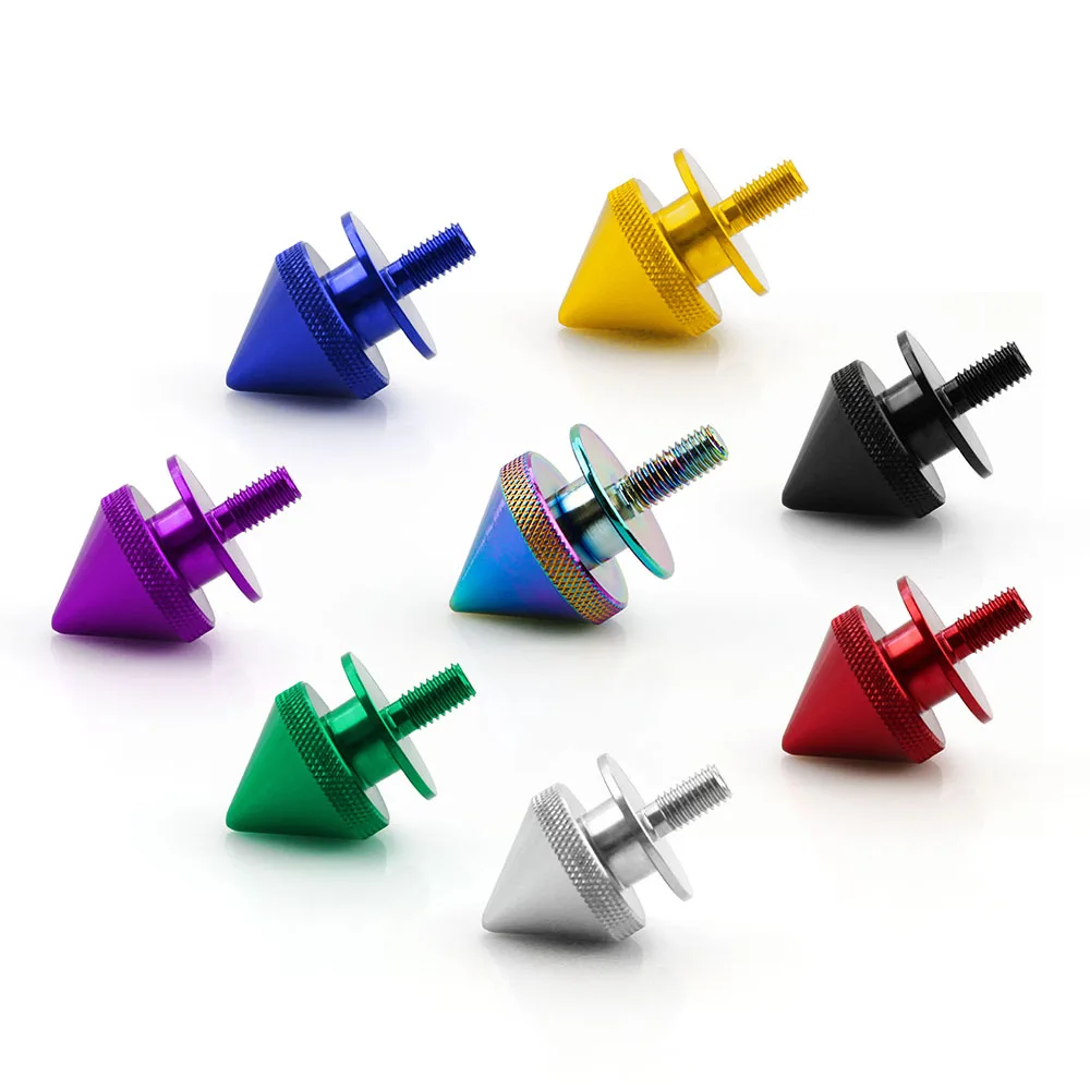 Car Accessories JDM-1 Set Universal Car Auto Spike Front Bumper Hatch Lids Quick Release Fasteners Nuts Bolt Alloy Aluminum for Most Car Truck