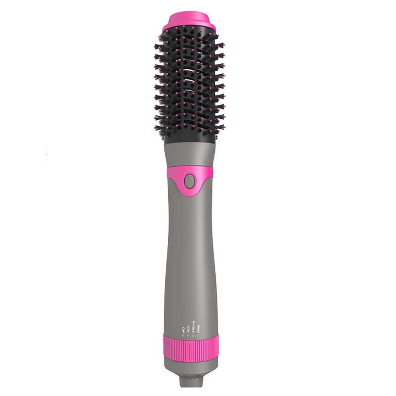 

Hair Dryer Brush Hot Air Brush One Step Hair Dryer Upgrade Feature Anti-Scald Negative Ion Hair Straightener Brush with Smooth F
