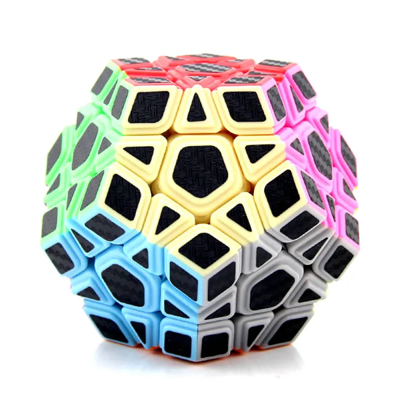 MoYu MeiLong Megaminxeds, магический куб, наклейка из углеродного волокна, додекаэдр, Нео скоростной куб, головоломка, антистресс, обучающие игрушки - Цвет: Multicolor