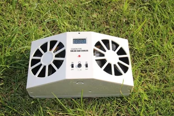 

Interior Cooling Artifact Solar Power Vehicle Cooling Period 2W Solar Energy Vehicle Cooling Double Fan