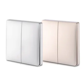 

Aqara Wall Intelligent Linkage Light Control Switch Panel Single Fire Double Key Version
