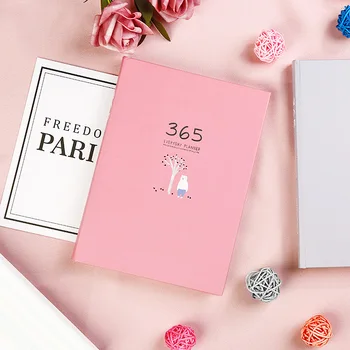 

Yisuremia 365 Days Agenda Planner Schedule Notebook Hard Cover Journals Week Monthly Business Plan School Office Stationary