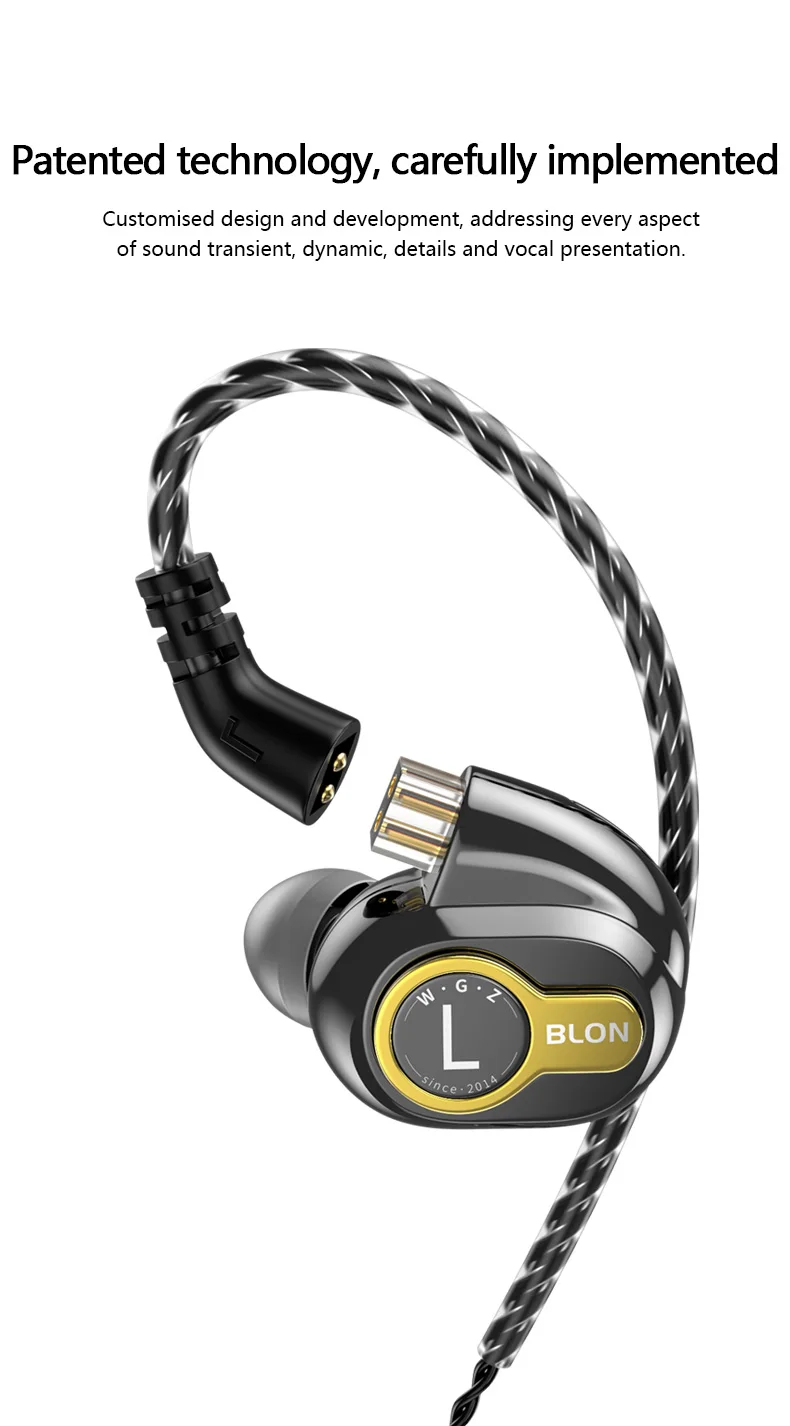 BLON BL05 10mm CNT Diaphragm Earphones