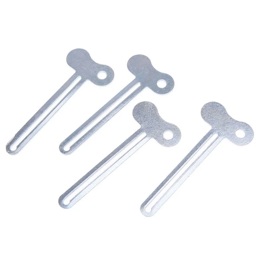 5Pcs Multifunction Home Lightweight Accessories Dispenser Holder Portable Toothpaste Squeezer Ear Shape Stainless Steel Hotel