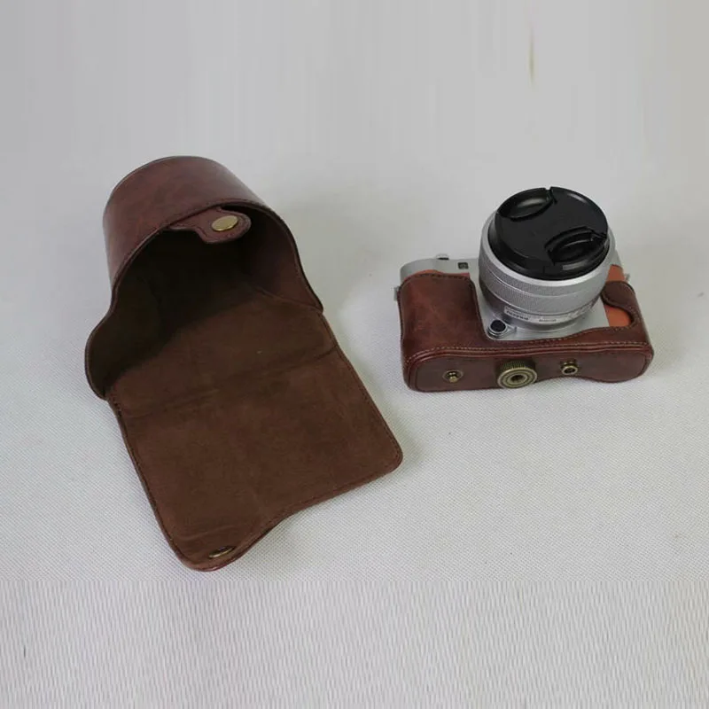 Камера сумка из искусственной кожи чехол для ЖК дисплея с подсветкой Fujifilm Fuji X A7 XA7