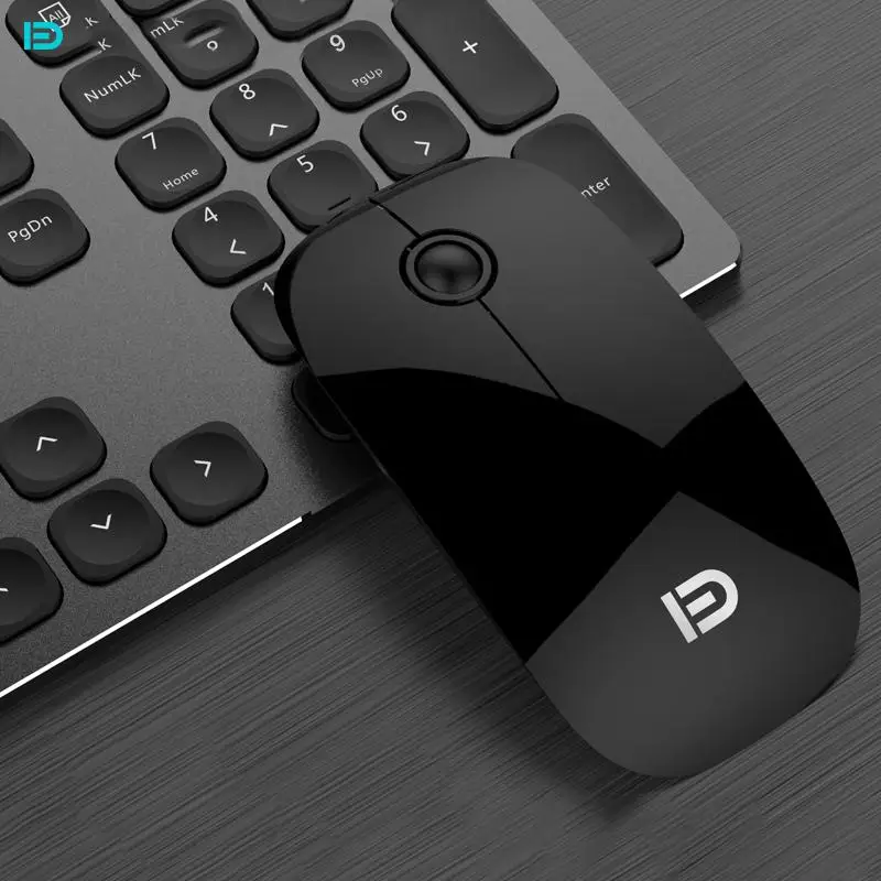 BEESCLOVER Беспроводной Bluetooth ПК немой Мышь ультра тонкий эргономичный 2 4 ГГц USB
