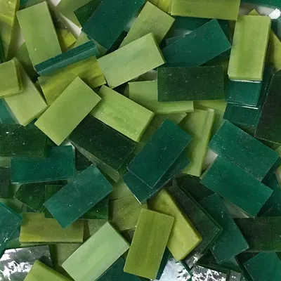 Q 100g Irregular Mosaic Tile Glass Art Glass Mixed Color DIY Crafts Wall Handmade Candlestick Glass Mosaic Candle Holder Materials - Цвет: Q