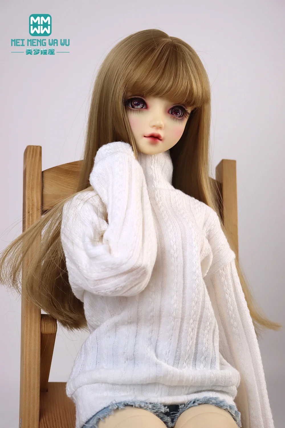 28-75cm 1/6 1/4 1/3 BJD Clothes DD SD MSD YOSD MYOU Spherical joint Doll Fashion turtleneck sweater toys gift
