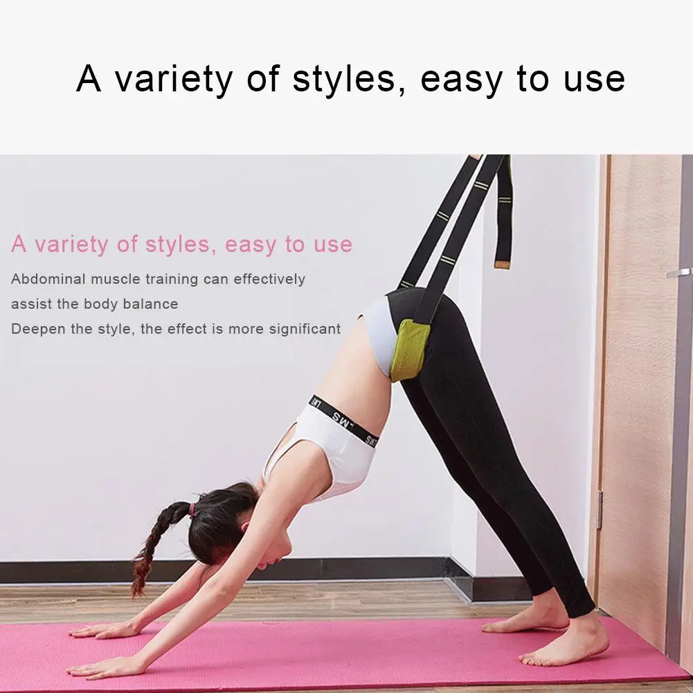 Гибкий тренажер для ног гибкий растягивающийся носилки ремень балета Cheer Dance