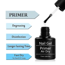 Lghzlink грунтовка для ногтей/гель Быстросохнущий на воздухе грунтовка для ногтей акриловый не нужен УФ светодиодный Дегидратор для ногтей