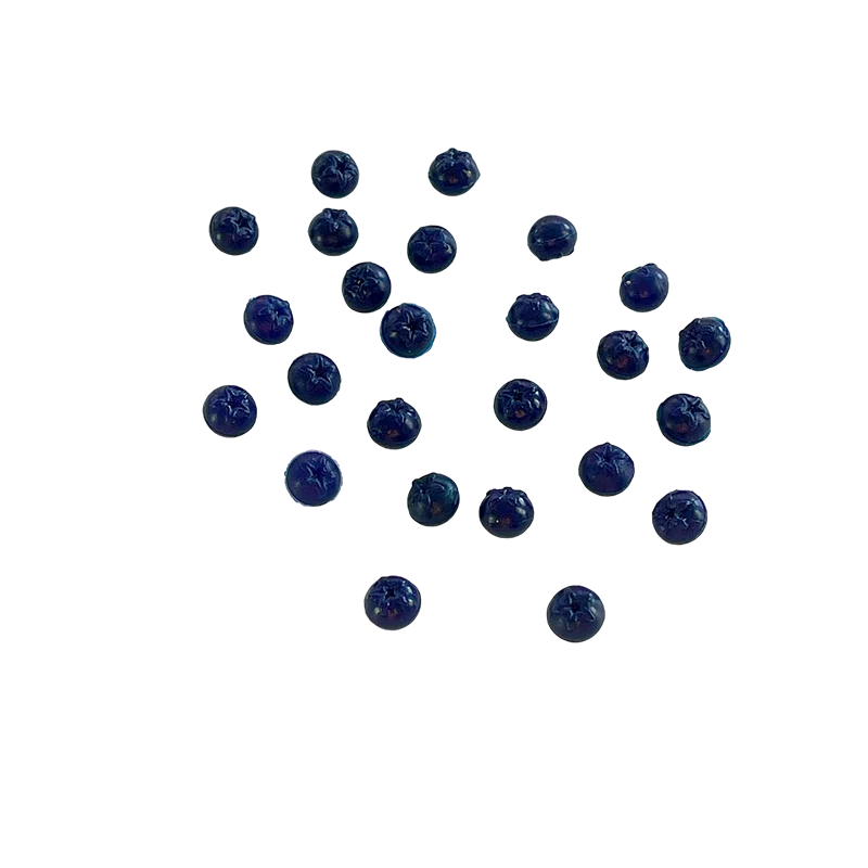 100PCS/LOT 3D PVC S Blueberry Imitation Fruit Deco Parts Dollhouse DIY Miniature Food Photography Props Home Decoration Gifts