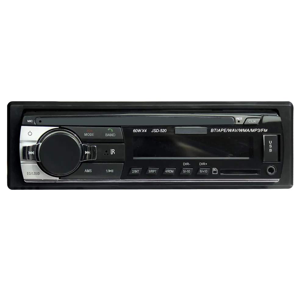 1 din автомагнитола JSD 520 Авто Стерео bluetooth аудио mp3 плеер usb sd aux вход oto teypleri