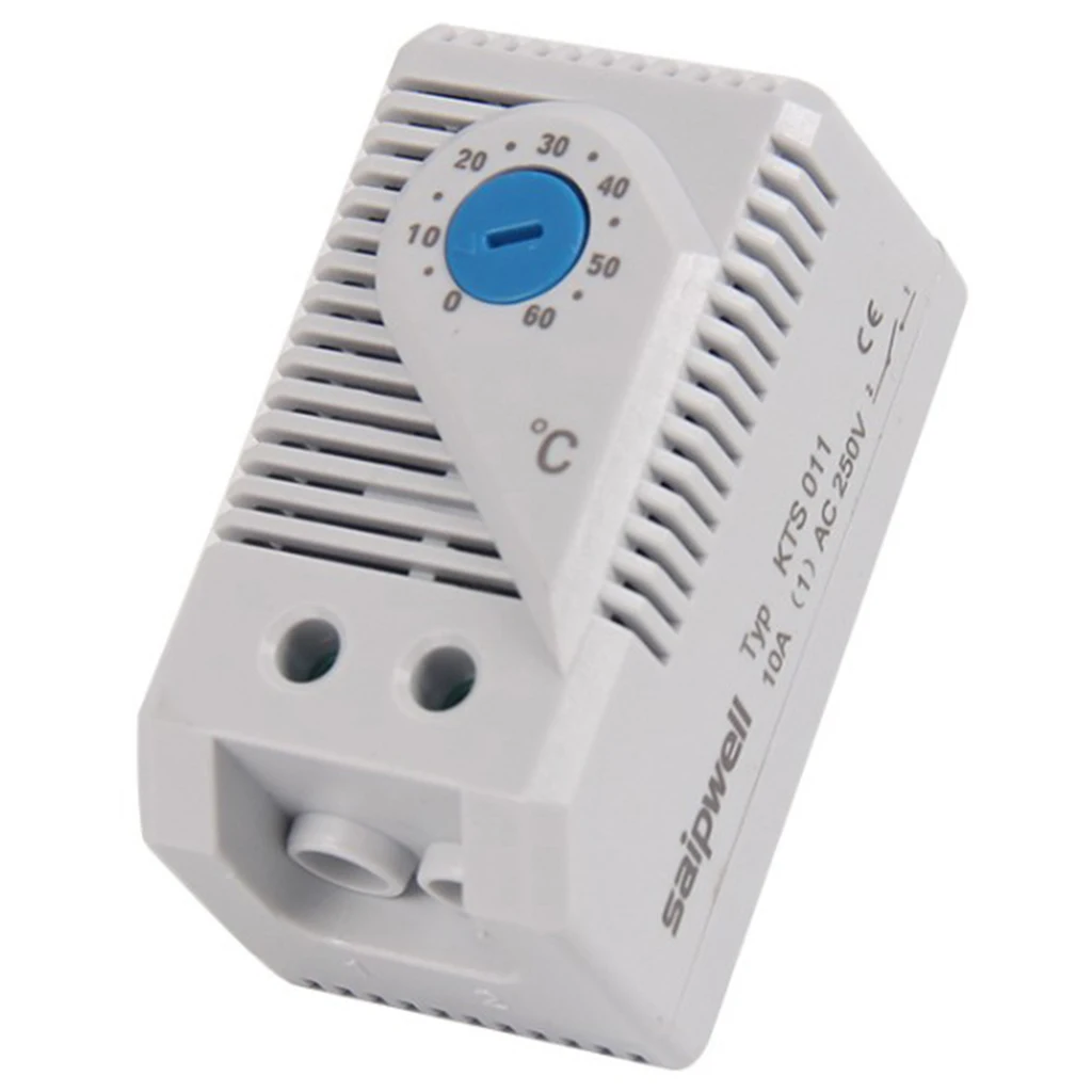 0~60 Degree Mechanical Thermostat Adjustable Temp Sensor Controller Switch