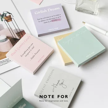 

2020 New 100 pcs/set Pure Vinatge Memo Pad Letter Colorful Memo Note Kawaii Memo Notes Stationery School Office Supplies