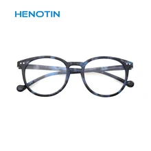 Henotin новые ретро очки для чтения с круглой оправой, мужские и женские очки для чтения 0,5 до 6,0