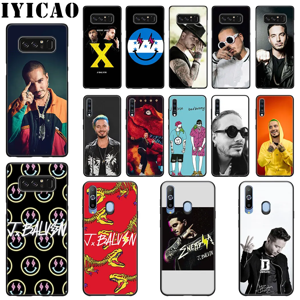 Мягкий силиконовый чехол IYICAO Singer J Balvin для Samsung A70 A60 A50 A40 A30 A20 A10 M40 M30 M20 M10 Note 8 9