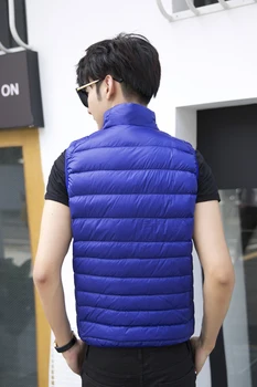 

Vest Autumn Winter Ultralight Down Coat Sleeveless Puffer Jacket Men Vests 2020 Veste Homme KJ5920