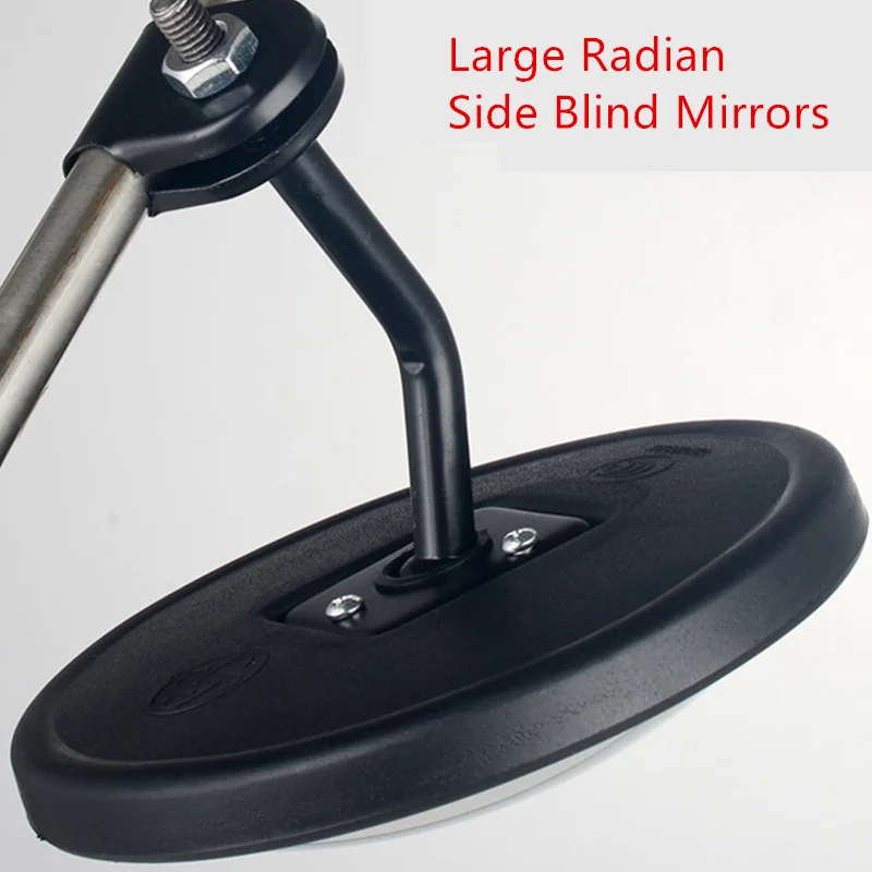 JayCreer 2PCS-Pack School Bus Large Truck Blind Spot Mirror Rearview Auxiliary Extended Installed Mirror