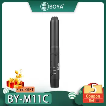 ボヤ BY-M11C microfone コンデンサープロカーディオイドラベリアラペルマイクロホンシステム xlr コネクタ低カットフィルター