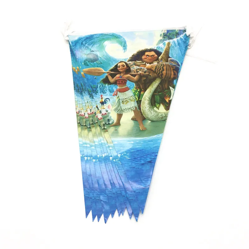  95Pcs/125Pcs Cartoon Moana Princess Paper Cup Plate Invitation Card Hat Baby Shower Kid Birthday De - 4000211471073