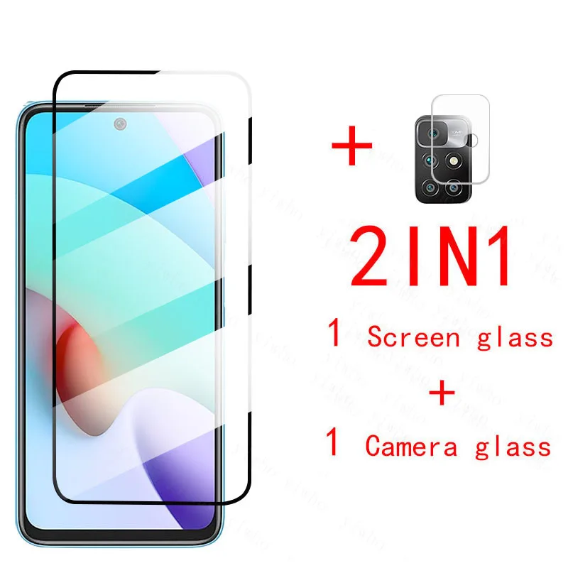 phone screen cover Glass For Redmi 10 Camera Glass Screen Protector For Xiaomi Redmi Note 10 Pro Tempered Glass Phone Protective Phone Film Redmi10 best screen guard for mobile Screen Protectors