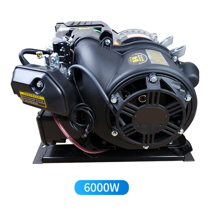 72v silent three-four-wheeler battery car high-power range extender 6000w generator