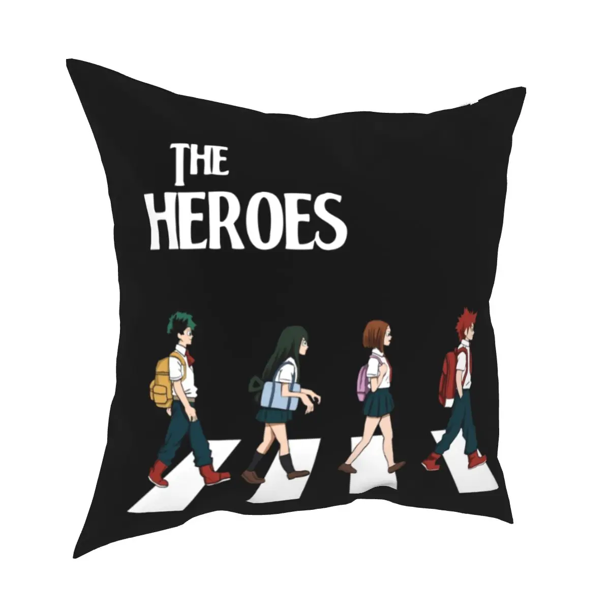 

Boku No My Hero Academia Road Pillow Covers Polyester Bed Car Katsuki Midoriya Anime Cushion Case Decorative Pillowcase 45*45cm