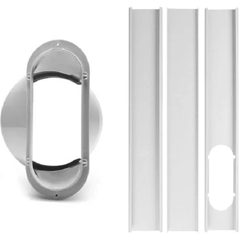 

-Window Adaptor Connector Exhaust Hose Window Slide Kit Plate for Portable Air Conditioner Air Conditioning Accessories