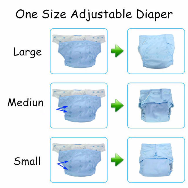 New Reusable Waterproof Digital Printed Baby Cloth Diapers