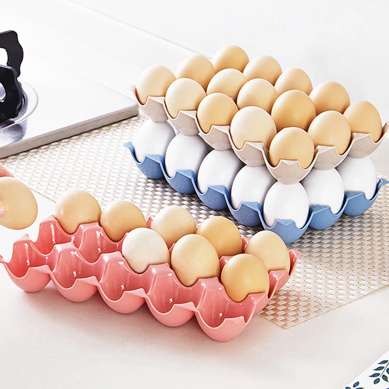 1Pcs Kitchen Egg Storage Box Home Food Container Organizer Refrigerator Storing Tools 15 Eggs Boxes Tool New | Дом и сад