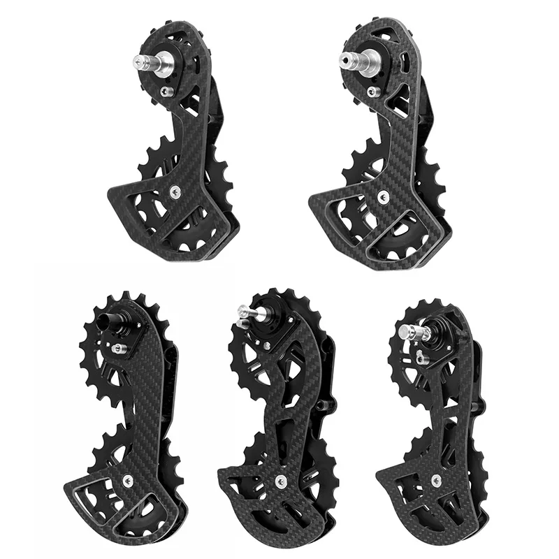 ロードバイクカーボンファイバーリアディレイラー13t/17tセラミック