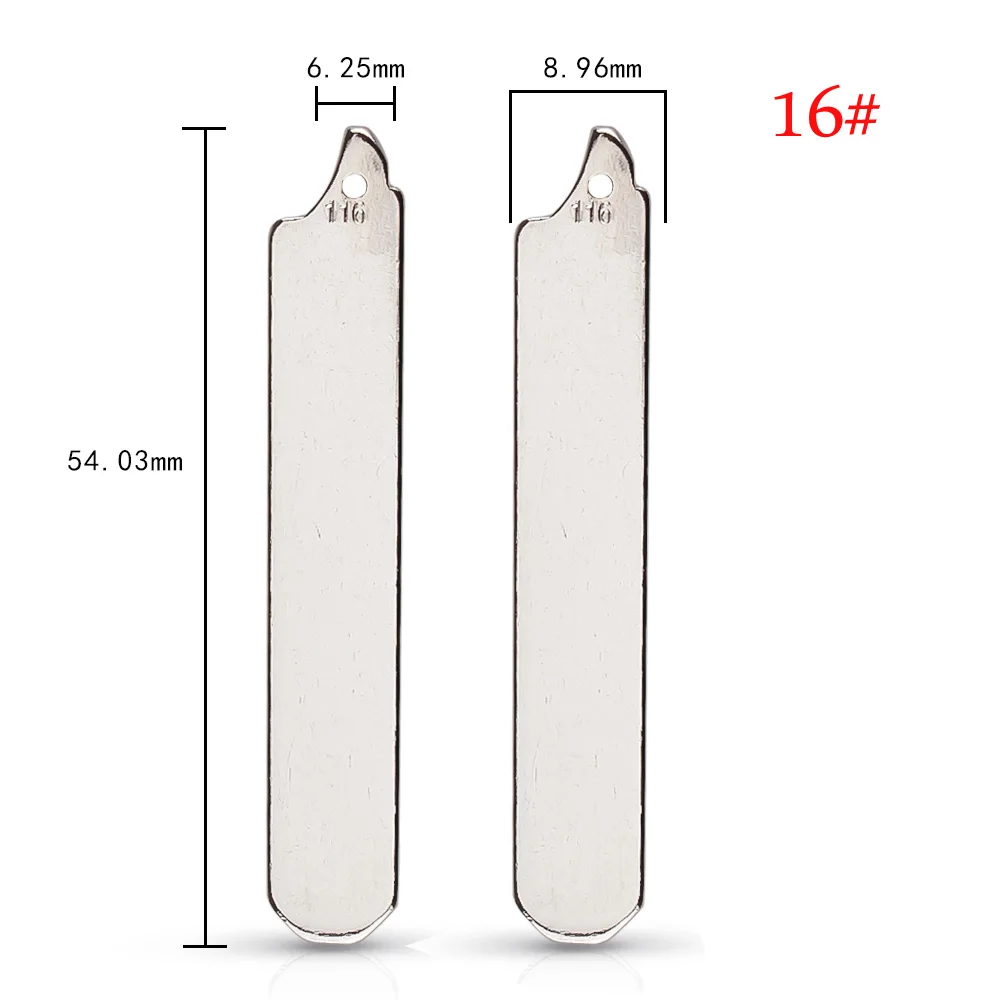 KEYYOU#117#116#25#03 KD Blade For Honda Accord Fit Odyssey Civic City CRIDER( G/A) Flip Folding Key Car Key Blank Blade