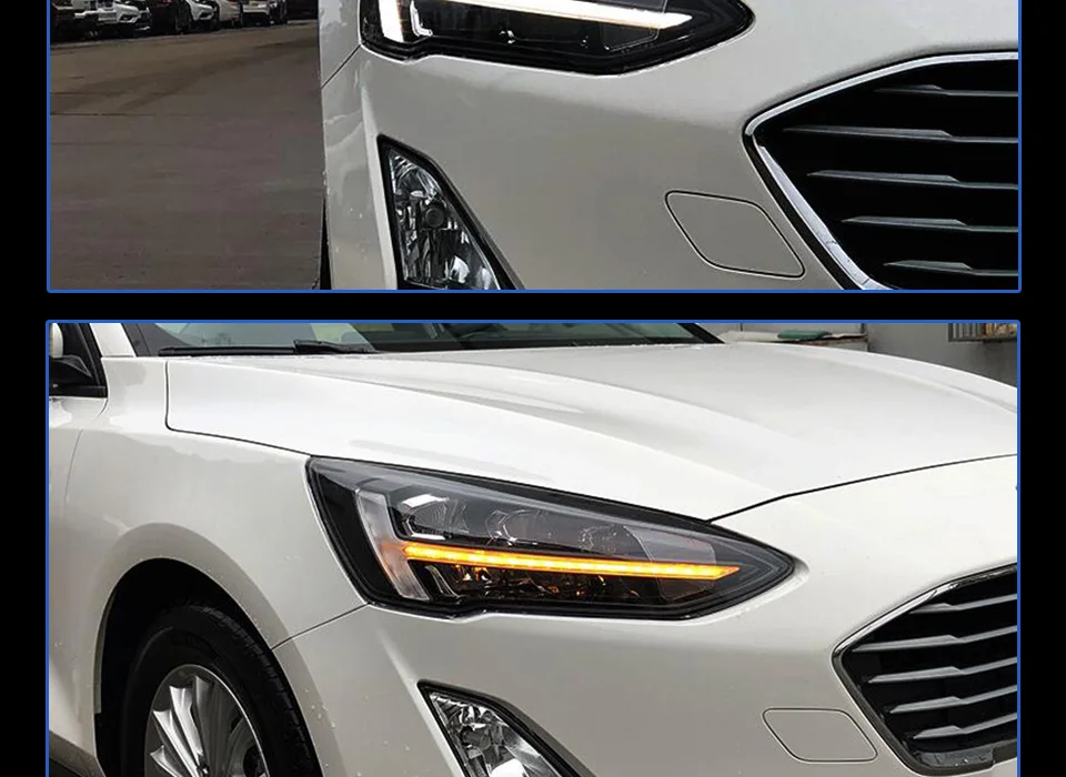 Фары для автомобиля Ford new Focus5 DRL дневные ходовые огни головная лампа светодиодный Биксеноновая лампа Противотуманные фары тюнинг автомобильные аксессуары