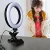 Selfie Ring Light for Laptop Computer Desktop Youtube, Ring Lamp Video Conference Lighting Kit With Tripod Phone Holder Clip On