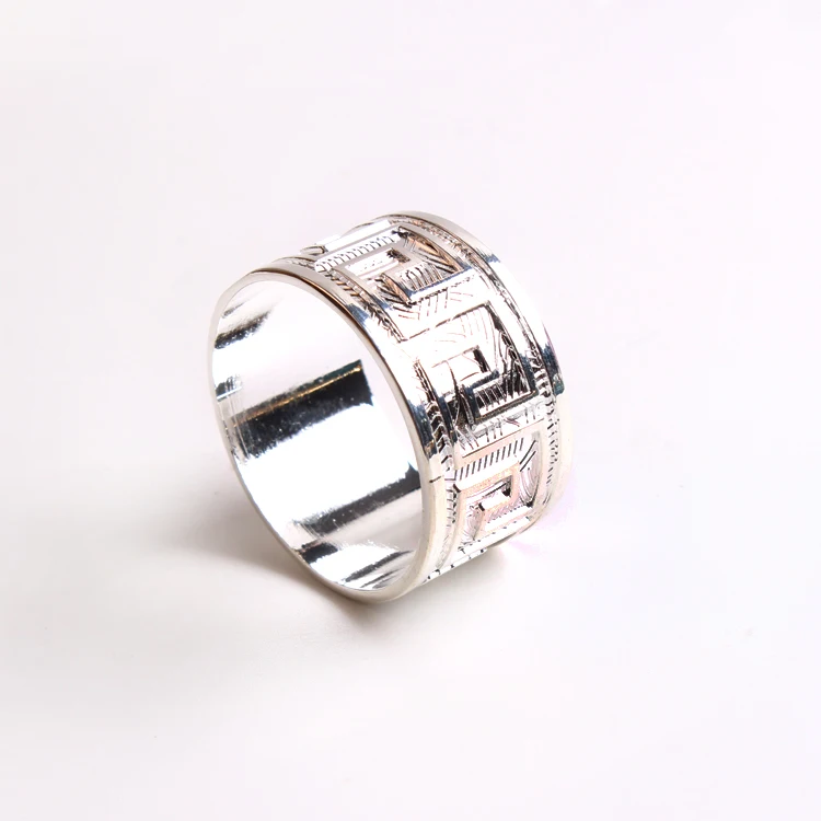 Западный ресторан, кольцо для салфеток с пряжкой, Изысканные Двойные бусины, весеннее кольцо для салфеток, кольцо для салфеток, мягкое платье, украшения для дома - Цвет: XYM082-N
