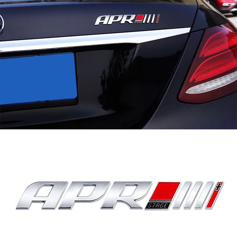 Автомобильный 3D логотип наклейка ABS APR Stage III для VW Polo Passat B7 B8 CC Jetta Tiguan Golf MK4 MK6 MK7