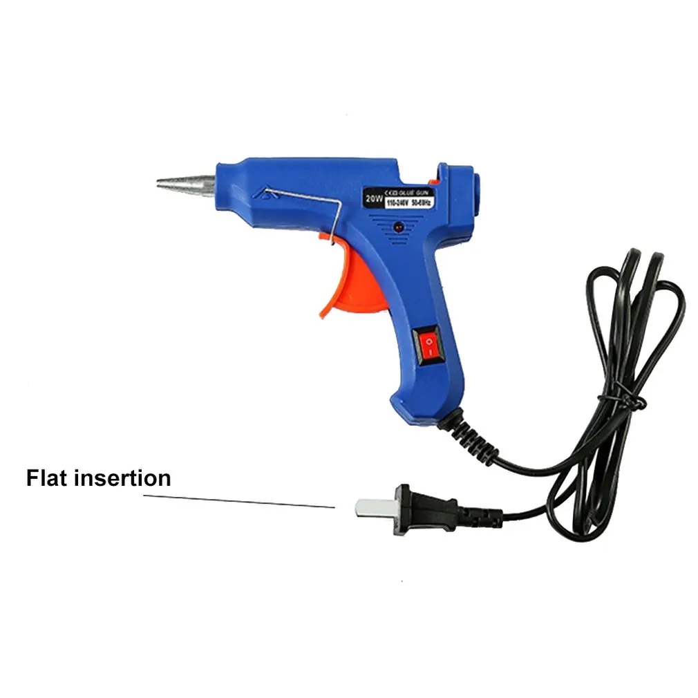 Горячий клеевой пистолет Sol пистолет горячего расплава 20 Вт Электрический пистолет горячего расплава клеевой пистолет Diy ювелирные аксессуары высокотемпературный клеевой пистолет