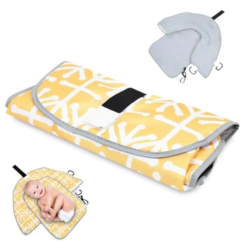 

Home Storage Organization Portable Diaper Changing Mat Waterproof Changing Travel Baby Accessory for Newborn Versatile