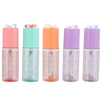 

5pcs 35ML Empty Spray Bottles Plastic Fine Mist Bottles Fashion Lace Edge Water Sprayer Refillable Dispenser Bottle for Makeup (