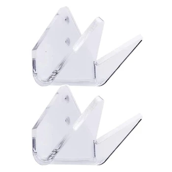 

Skateboard Wall Mount, Acrylic Skateboard Horizontal Wall Mount Storage Hanger Display Clear Shelf(2 Pack)