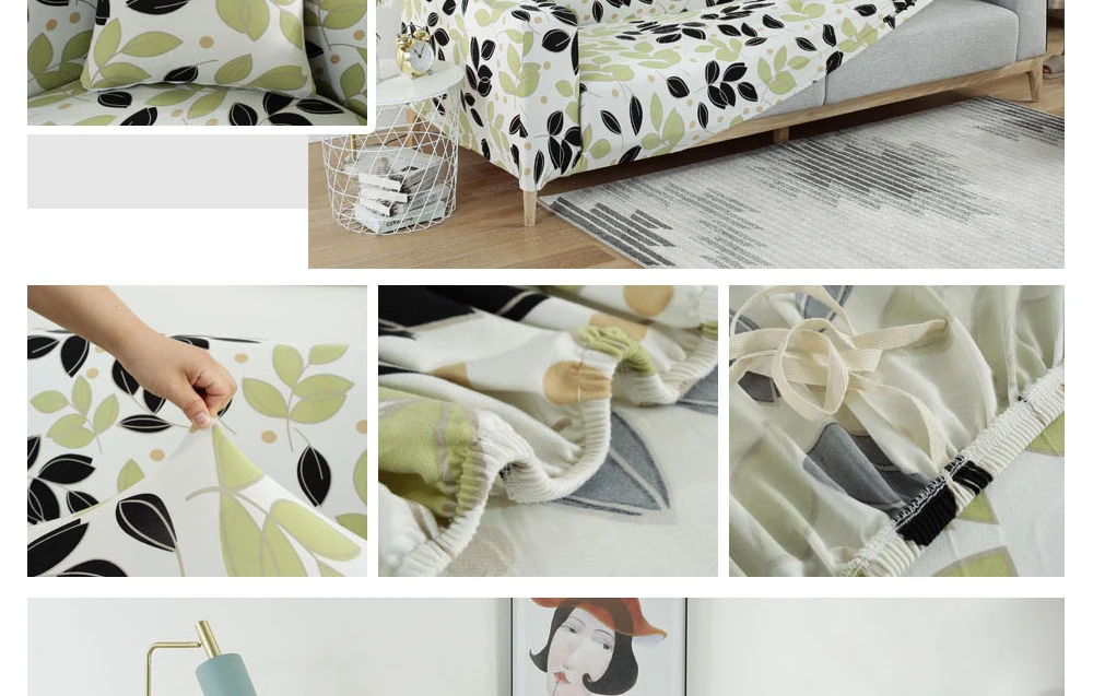 Stretch Slipcovers Sofa Cover for Living Room Slip-resistant Sectional Elastic Couch Cover Sofa Towel Single/Two/Three/Four Seat