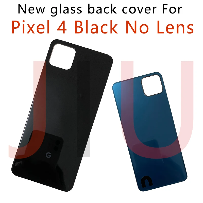 New For Google Pixel 4 Battery Cover Door Back Housing Rear Case For Google Pixel 4XL Back Battery Door With Camera Lens+Adhesiv 