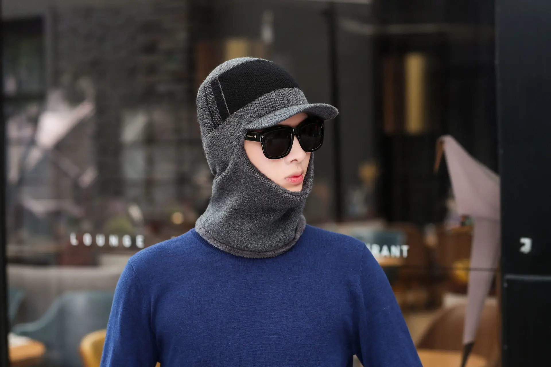 Зимние шапки для мужчин Skullies Beanie шапка зимняя шапка мужской женский шерстяной шарф шапка s Набор Балаклава маска Knitted шапка вязаная шапка