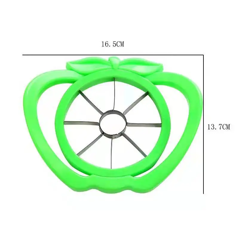 Большой размер в форме яблока из нержавеющей стали для резки фруктов устройство для резки яблок резак яблоки разделители нож кухонные инструменты для приготовления пищи