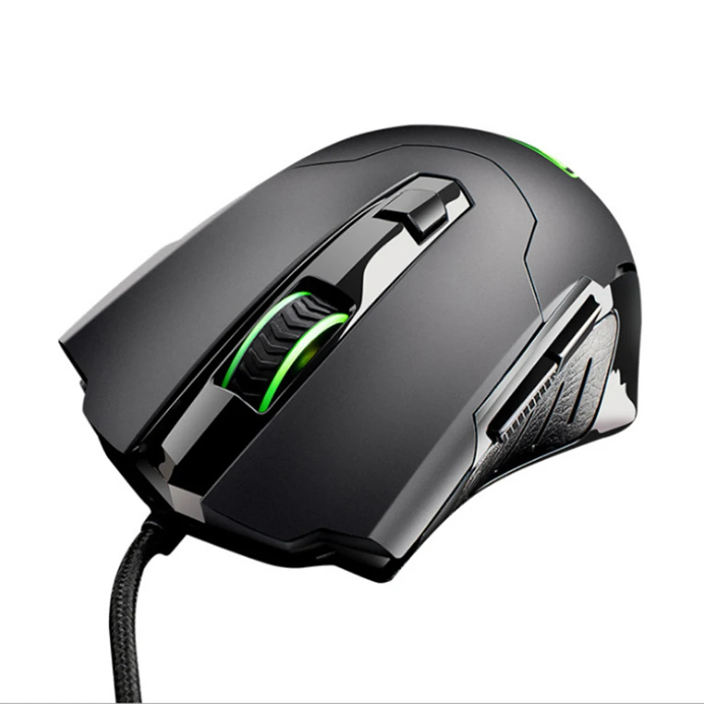 Черный Игровая мышь с подсветкой 2400 точек/дюйм 5,8 ГГц проводная USB мышь для настольного компьютера VH99 - Цвет: Черный