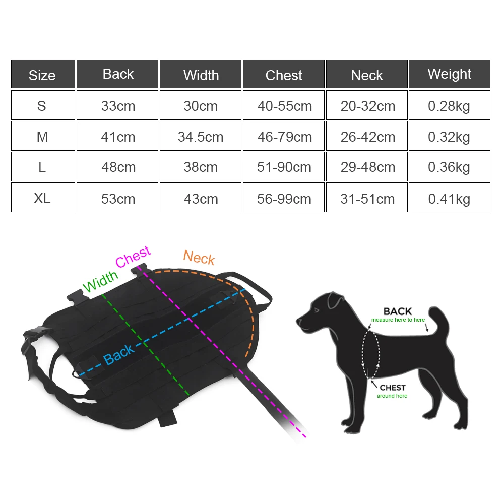 Поводок для собак K9 военный тактический нейлоновый жилет для собак Регулируемый тренировочный поводок для маленькой большой собаки товары для немецкой овчарки