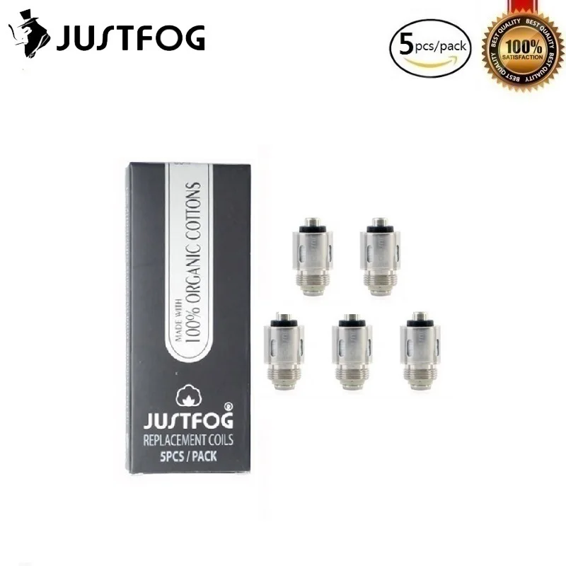 5pcs/pack Original JUSTFOG Q16 Coil 1.2ohm 1.6ohm Japanese Organic